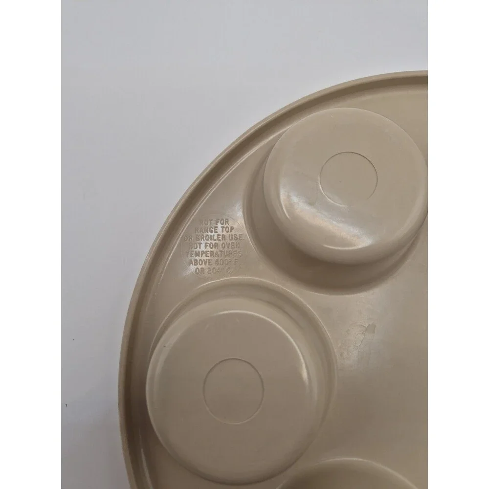 Lot 2 Anchor Hocking 1/2 Dozen Standard Cupcake Muffin Microwave Baking Pans 10
